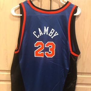 YOUTH JERSEY XL 18-20 MARCUS CAMBY 23 KNICKS